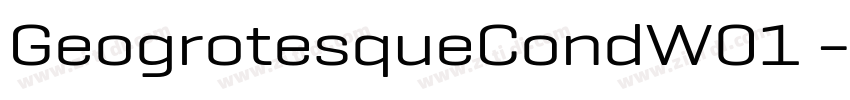 GeogrotesqueCondW01 字体转换